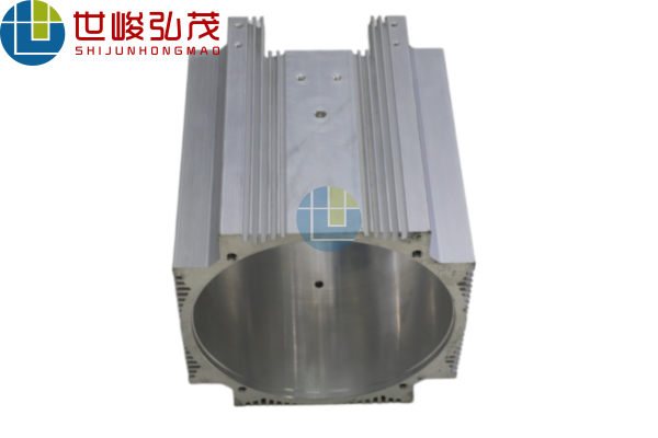 新能源汽車水冷電機外殼鋁型材2